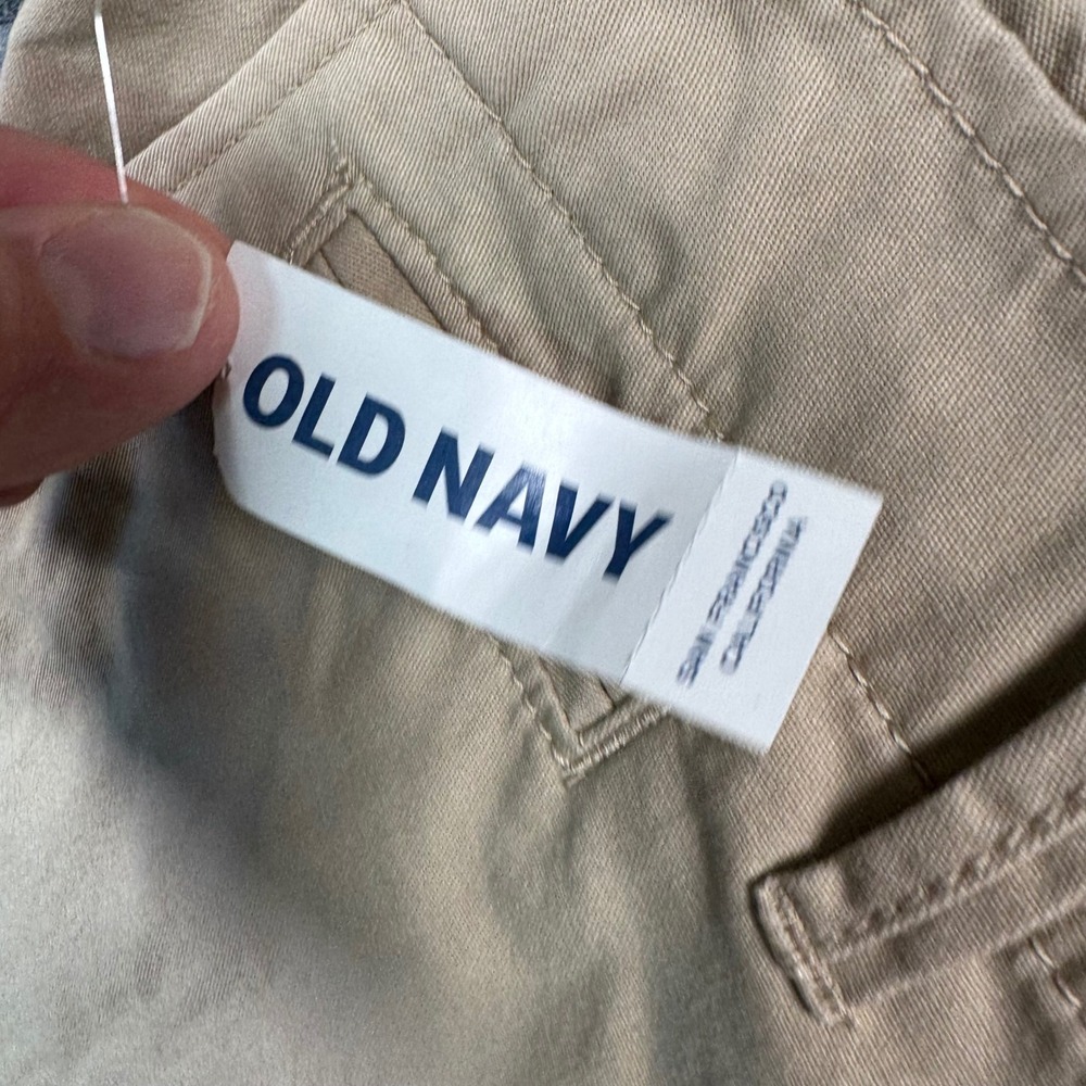 Old Navy Mens Broken-In Straight Chino Pants Khaki Tan 35x30 New - Picture 6 of 11